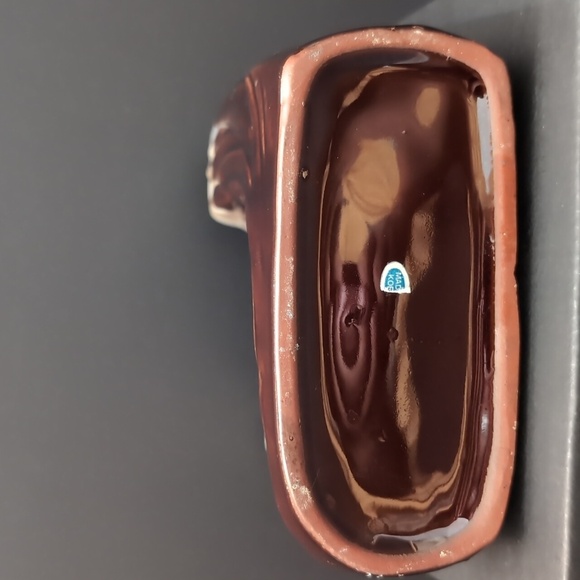 VGT,Elegant Brown Glazed Ceramic Horse Sculpture/Vase. - Picture 7 of 10